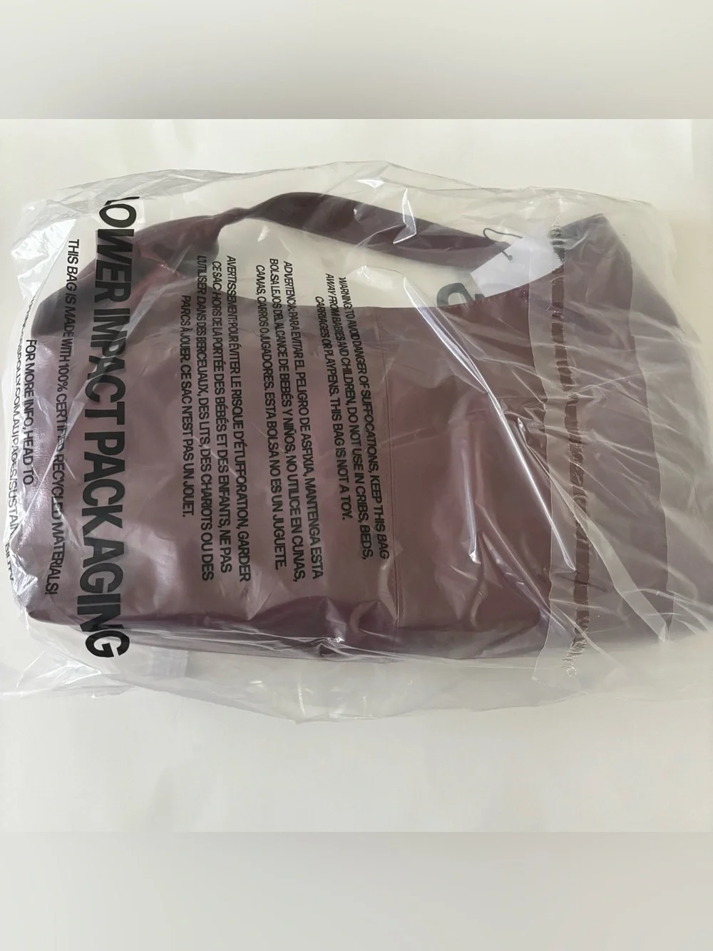 Princess Polly Burgundy Faux Leather Bag